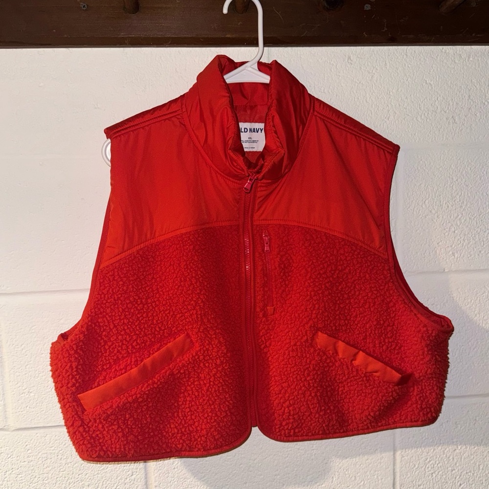 Old Navy Vibrant Red Vest